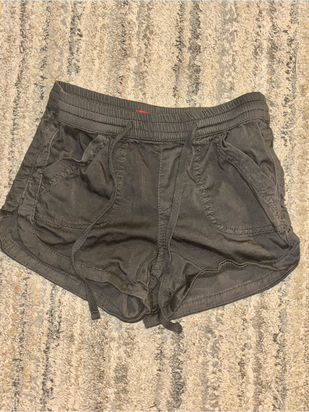 Casual Women's Charcoal Drawstring Shorts